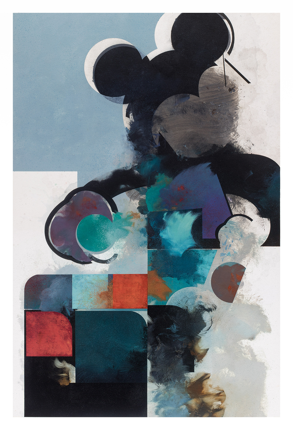 Gil Maia, Série Bálsamo 18, 2026, óleo sobre papel, 107x70 cm BD