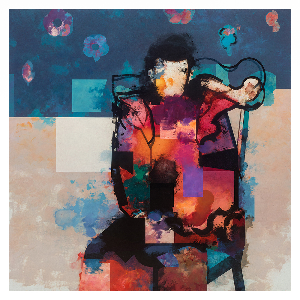 Gil Maia, Série Bálsamo 5, 2026, óleo sobre linho, 160x160 cm BD