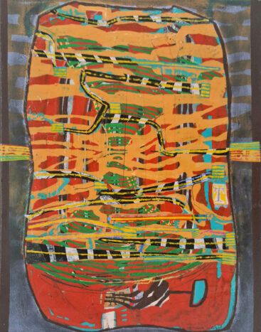 Ana Vidigal, Sem título, 1991, técnica mista sobre tela, 41x33 cm BD